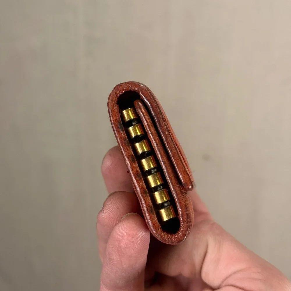 Miu Miu Matelasse Leather 6-Ring Key‎ Holder Wallet Orange Terracotta